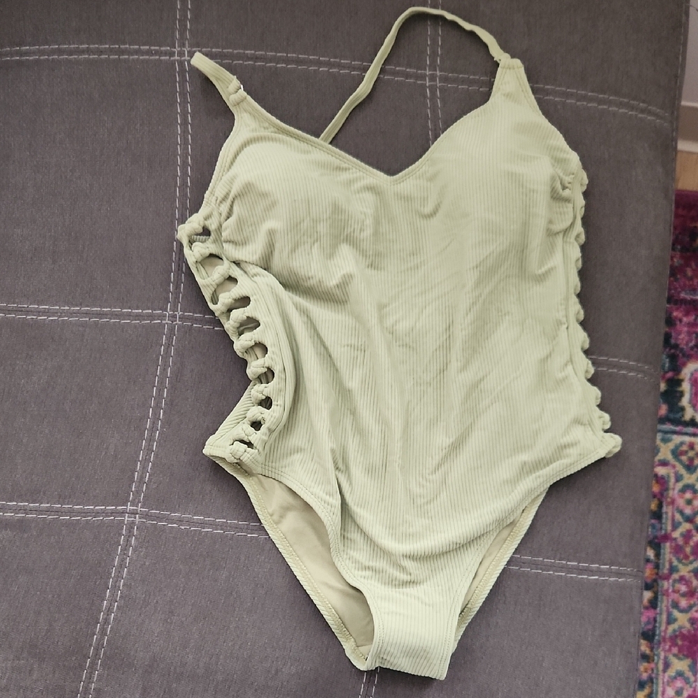 ADORE ME One Piece Swimsuit in Moss Green